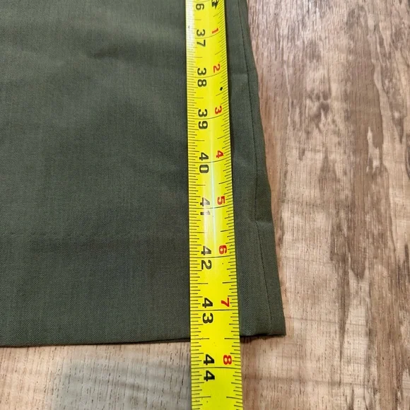 Banana Republic Bootcut Fit Dress Pants Womens Size 16 Green High Rise - Picture 12 of 12